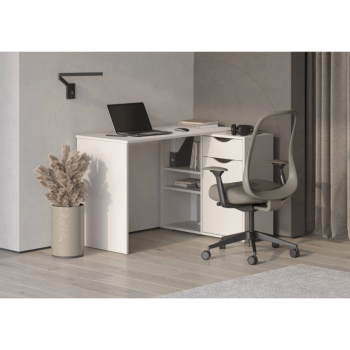 Стол письменный, арт.6-011110, рамух белый (ГК) в Каменске-Уральском - kamensk-uralskij.mebel-e96.ru