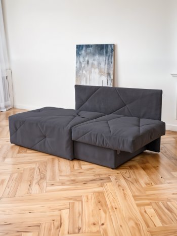Диван 1010 графит, правый (BRENDOSS) в Каменске-Уральском - kamensk-uralskij.mebel-e96.ru