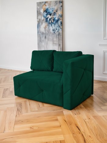 Диван 1010 изумруд, правый (BRENDOSS) в Каменске-Уральском - kamensk-uralskij.mebel-e96.ru