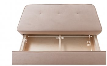 Диван-кровать 1001 бежевый (Brendoss) в Каменске-Уральском - kamensk-uralskij.mebel-e96.ru