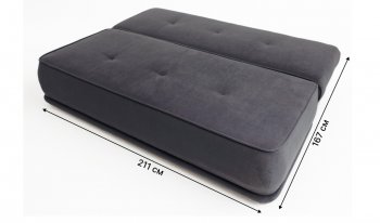 Диван-кровать 1001 графит (Brendoss) в Каменске-Уральском - kamensk-uralskij.mebel-e96.ru