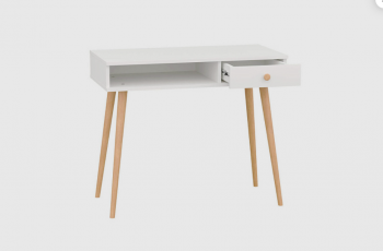 Стол письменный, арт.6-01101, белый (ГК) в Каменске-Уральском - kamensk-uralskij.mebel-e96.ru