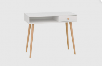 Стол письменный, арт.6-01101, белый (ГК) в Каменске-Уральском - kamensk-uralskij.mebel-e96.ru