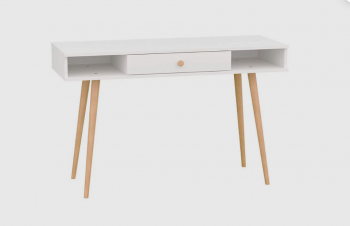 Стол письменный, арт.6-01102, белый (ГК) в Каменске-Уральском - kamensk-uralskij.mebel-e96.ru