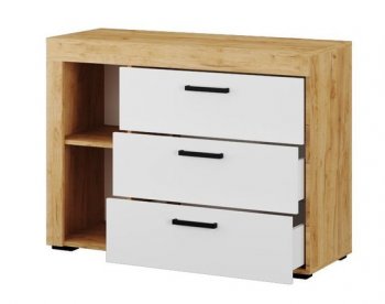 Комод Адель белый (Текс) в Каменске-Уральском - kamensk-uralskij.mebel-e96.ru