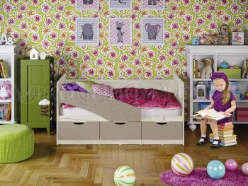 Кровать Бабочки Шарли мокко (Миф) в Каменске-Уральском - kamensk-uralskij.mebel-e96.ru