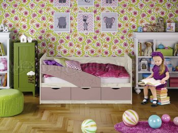 Кровать Бабочки Шарли пинк (Миф) в Каменске-Уральском - kamensk-uralskij.mebel-e96.ru