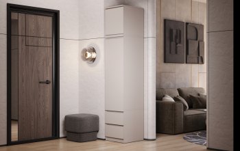 Пенал Челси 450 мм с антресолью Кашемир (Миф) в Каменске-Уральском - kamensk-uralskij.mebel-e96.ru