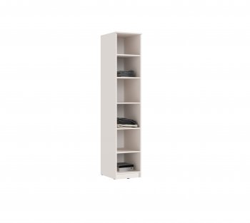 Пенал 400 мм Челси (1 створка) с антресолью, Кашемир (Миф) в Каменске-Уральском - kamensk-uralskij.mebel-e96.ru