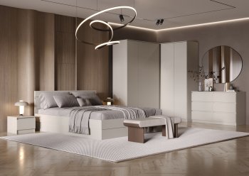 Спальный гарнитур Челси Кашемир. модульный (Миф) в Каменске-Уральском - kamensk-uralskij.mebel-e96.ru