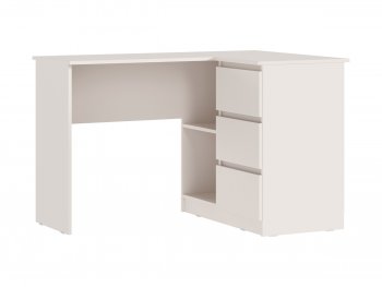 Письменный стол угловой + Стеллаж Челси кашемир (Миф) в Каменске-Уральском - kamensk-uralskij.mebel-e96.ru