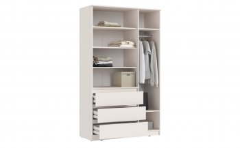 Шкаф 1200 мм Челси с антресолью, сонома/белый (Миф) в Каменске-Уральском - kamensk-uralskij.mebel-e96.ru