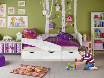 Кровать Дельфин шарли белый (Миф) в Каменске-Уральском - kamensk-uralskij.mebel-e96.ru