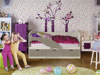 Кровать Дельфин №1 шарли мокко (Миф) в Каменске-Уральском - kamensk-uralskij.mebel-e96.ru