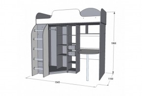 Набор детской мебели Омега-18 (модульная) в Каменске-Уральском - kamensk-uralskij.mebel-e96.ru