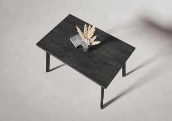 Стол нераздв. Дублин 32 КРАФТ В2, ЛДСП Цемент темный (Вудман) в Каменске-Уральском - kamensk-uralskij.mebel-e96.ru