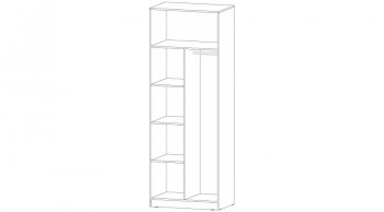 Шкаф 800 мм Элегант Белый (Лин) в Каменске-Уральском - kamensk-uralskij.mebel-e96.ru