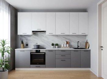 Кухонный гарнитур высокий Элеганция 3000 мм (Санвут) в Каменске-Уральском - kamensk-uralskij.mebel-e96.ru