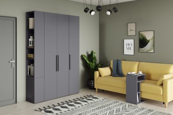 Стенка Эйр модульная, графит (Моби) в Каменске-Уральском - kamensk-uralskij.mebel-e96.ru