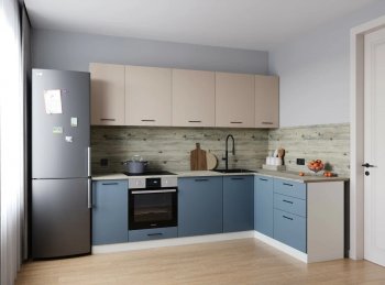 Угловой кухонный гарнитур Фьюжн 2600*1600 мм Sanvut в Каменске-Уральском - kamensk-uralskij.mebel-e96.ru