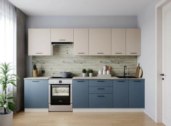 Кухонный гарнитур Фьюжн 3000 мм (Санвут) в Каменске-Уральском - kamensk-uralskij.mebel-e96.ru