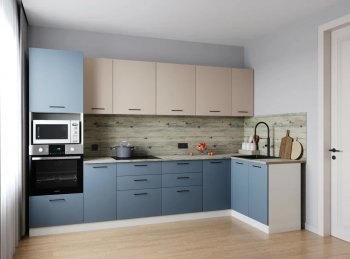 Угловой кухонный гарнитур Фьюжн 3200*1400 мм (Санвут) в Каменске-Уральском - kamensk-uralskij.mebel-e96.ru