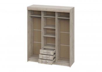 Шкаф-купе 1700 мм Фортуна (Дуб крафт серый) (ИЦ) в Каменске-Уральском - kamensk-uralskij.mebel-e96.ru