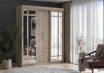 Шкаф-купе 1700 мм Фортуна (Дуб крафт серый) (ИЦ) в Каменске-Уральском - kamensk-uralskij.mebel-e96.ru