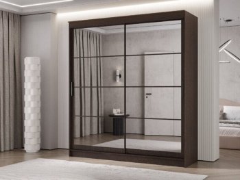 Шкаф-купе 2000 мм Гранд-1 зеркало/зеркало, венге (Эра) в Каменске-Уральском - kamensk-uralskij.mebel-e96.ru