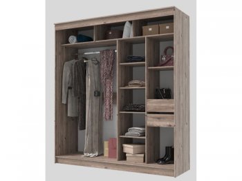 Шкаф-купе 2000 мм Гранд-1 ЛДСП, дуб горный (Эра) в Каменске-Уральском - kamensk-uralskij.mebel-e96.ru