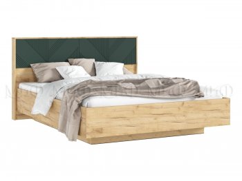 Кровать парящая Ирис крафт/грин с подсветкой (Миф) в Каменске-Уральском - kamensk-uralskij.mebel-e96.ru