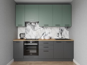 Кухонный гарнитур Изумруд 2400 мм Sanvut в Каменске-Уральском - kamensk-uralskij.mebel-e96.ru