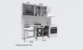 Кухонный гарнитур Кантри 1600 мм (Текс) в Каменске-Уральском - kamensk-uralskij.mebel-e96.ru