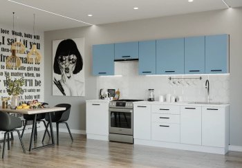 Кухонный гарнитур Капри 3000 мм ЛДСП/МДФ (Санвут) в Каменске-Уральском - kamensk-uralskij.mebel-e96.ru