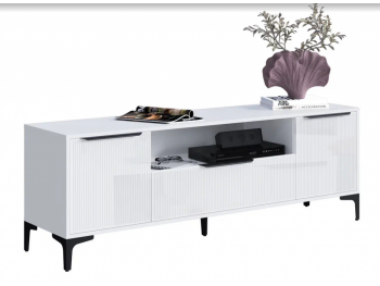 Тумба ТВ на 1650 Кимберли белый (Handis) в Каменске-Уральском - kamensk-uralskij.mebel-e96.ru