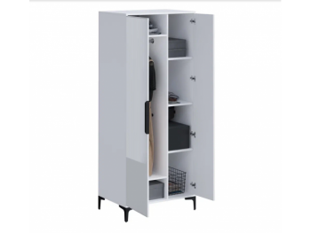 Шкаф 800 мм 2-створчатый Кимберли белый (Handis) в Каменске-Уральском - kamensk-uralskij.mebel-e96.ru