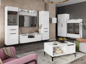 Стенка Кимберли белый, модульная (Handis) в Каменске-Уральском - kamensk-uralskij.mebel-e96.ru