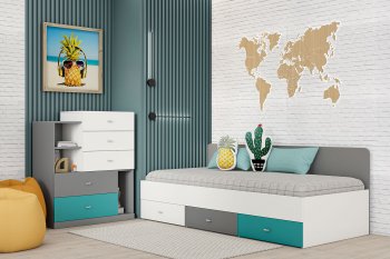 Кровать Клео арт. 010 океан (Диал) в Каменске-Уральском - kamensk-uralskij.mebel-e96.ru