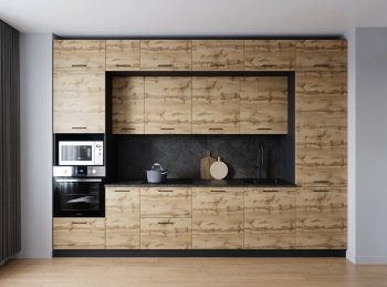 Кухонный гарнитур Крафт 3400 мм (Санвут) в Каменске-Уральском - kamensk-uralskij.mebel-e96.ru