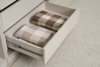 Гардеробная/шкаф 4000 мм Ларго №1 открытая Кашемир (Миф) в Каменске-Уральском - kamensk-uralskij.mebel-e96.ru