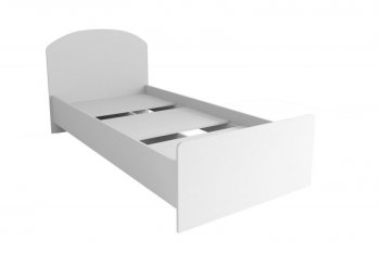 Кровать Лавис КРД 900.1 белый софт (ДСВ) в Каменске-Уральском - kamensk-uralskij.mebel-e96.ru