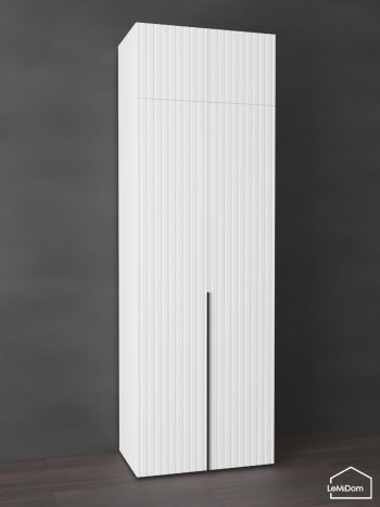 Шкаф с антресолью 800 мм Linnea MHR-2A-2 2450х800х510 (Белый-М 11.1.1) в Каменске-Уральском - kamensk-uralskij.mebel-e96.ru