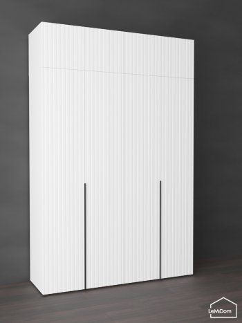 Шкаф с антресолью 1600 мм Linnea MHR-4A-1 2450х1600х510 (Белый-М 11.1.2) в Каменске-Уральском - kamensk-uralskij.mebel-e96.ru