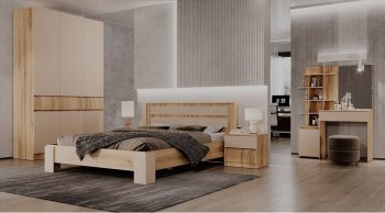 Комод 4 ящика Ленора вотан/Кашемир (Лин) в Каменске-Уральском - kamensk-uralskij.mebel-e96.ru