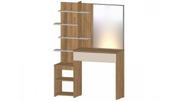Стол туалетный Ленора вотан/Кашемир (Лин) в Каменске-Уральском - kamensk-uralskij.mebel-e96.ru
