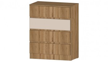 Комод 4 ящика Ленора вотан/Кашемир (Лин) в Каменске-Уральском - kamensk-uralskij.mebel-e96.ru | фото