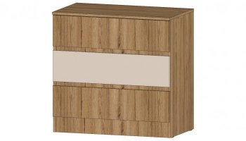 Комод 3 ящика Ленора вотан/Кашемир (Лин) в Каменске-Уральском - kamensk-uralskij.mebel-e96.ru | фото