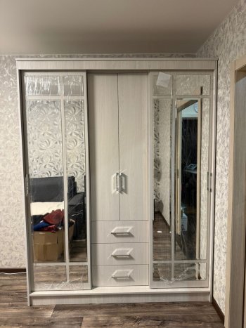 Шкаф-купе Маэстро 1700 мм (Ясень белый) (БТС) в Каменске-Уральском - kamensk-uralskij.mebel-e96.ru