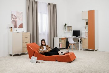 Кресло Марвэл террокотовая (Моби) в Каменске-Уральском - kamensk-uralskij.mebel-e96.ru