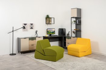 Кресло Марвэл серка желтая (Моби) в Каменске-Уральском - kamensk-uralskij.mebel-e96.ru